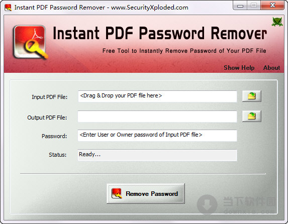 Instant PDF Password Remover